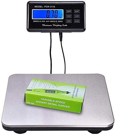 660lbs Stainless Steel Digital Postal Platform Scale for Post Office Food Industry Electronics Mines Medical Industry