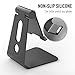 Skomet Aluminum Adjustable Multi-Angle Phone Stand, Holder, Dock - for iPhone, Samsung, and Other Smartphone Devices - Black