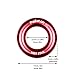 Paliston 25kN Rappel Ring for Rock Climbing Arborist and Hammock Red (4 pcs)