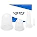 Classic 4 Body and Face Professional and Home User Massage Silicone Cupping Therapy Set by Cupping Warehouse TM:Instructions, Online Video's, Cellulite, Lymph, Myofascial ,Fascia