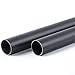 ALSTON 3K Wrapped 100% Carbon Fiber Tube 20x22x500mm Carbon Fiber Rods Pack of Two Pcs (Black-7)