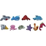 10PCS A SET Finger Puppet/Dolls/Toys Story-telling Props/Tools Toy Model Babies/Kids/Children Toys,Marine animals