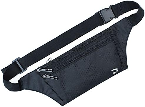 NAOKI LOVE Waist Pack Bag Ultrathin Hide Purse Outdoor Sports Jogging Travel Runner Belt with Credit Card Protector Slots