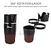 Arrowoods Car Cup Holder: 5-in-1 Car Cup Holder Expander for Phone, Sunglasses, Keys, Coins, Paper Cups, and Light Drinks,