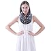 Miniature Schnauzer Dog Print Women's Infinity Scarf Lightweight (Dark Gray)
