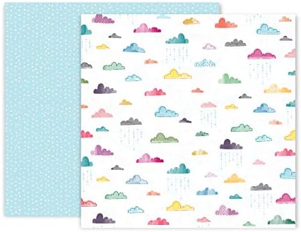 American Crafts Paige Evans Whimsical Double-Sided Cardstock 12"X12"-#15