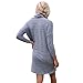 Women Winter Long Sleeve Sweater Casual Blouse Dress - Ship By EUB