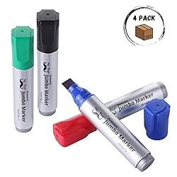 Mr. Pen- Jumbo Permanent Markers, 4 Pack, Assorted