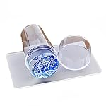 Hosaire Nail Art Stamping Stamper Scraper Set Transparent Image Plate Manicure Print Tool DIY Polish Kit