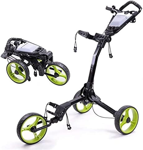 TUHFG Golf Push Cart Golf Trolley Foldable Lightweight Hand Push Pull Cart with Cup Holder, Foot Brake, Comfortable Handle One-Click Disassembly TUHFG Golf Push Cart Golf Trolley Foldable Lightweight Hand Push Pull Cart with Cup Holder, Foot Brake, Comfortable Handle One-Click Disassembly