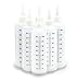 8oz Plastic Squeeze Bottle 6pack with Measurement – Ideal for Condiments, Oil, Icing,Liquids and Crafts (6)
