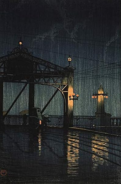Amazon Com Japanese Art Print Night Rain On Shin O Hashi By Kawase Hasui Posters Prints Amazon Com Japanese Art Print Night Rain On Shin O Hashi By Kawase Hasui Posters Prints
