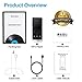 RUIZU X19 Music Player, Built-in Speaker, Metal Style with FM Radio, Voice Recorder, E-Book, Touch Button with 1.8'' Screen, 128GB Micro SD Card Support, Silver