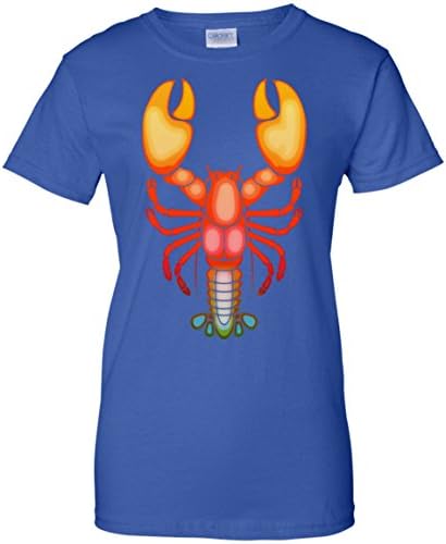Lobster T-Shirt Crustacean Seafood Shrimp Claws Ocean Ladies T-Shirt