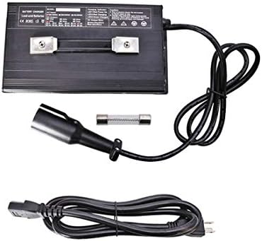 48V 15A Battery Charger Replacement for Club Golf Cart 3 Pin Round Plug