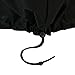 Sunnydaze 36-Inch Fire Pit Cover - Round Outdoor Cover for Fire Pit - Weather-Resistant PVC with Drawstring Closure - Black