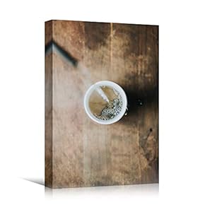 signwin Canvas Wall Art Coffee Cup Coffee Drinks...