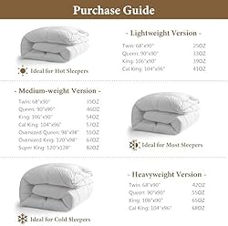 DWR Heavyweight Down Feather Fibers Comforter
