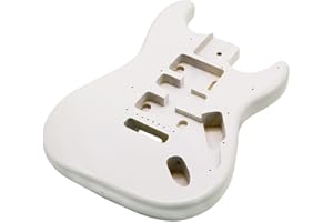 JD.Moon Electric Guitar Body for Fender ST Strat Guitar Accessory DIY Poplar HSH Guitar Body White