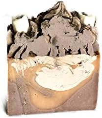 Hot Cocoa Caramel with Marshmallows Soap Slice