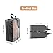 LOVK Shoe Bags for Travel, 4 PCS X-Large Travel Accessories Shoe Bags Transparent Waterproof Nylon Packing Cubes Luggage Organizer with Zipper for Men Women Kids,Toiletry,Gym,Laundry