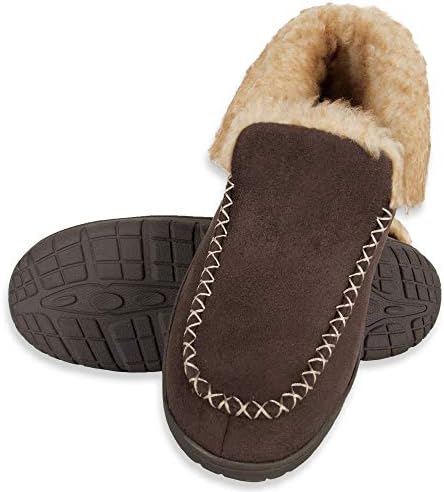mens moccasin boot slippers