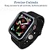2 Pack Case for Apple Watch 44mm Series 4/ Series 5/ Series 6/ SeriesSE -Shockproof Anti-Scratch Thin Bumper Hard Cover Case for Apple Watch iWatch Series 6/ SE 2020- Black