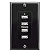 Magnadyne WC-USB-B 12V Wall Mount USB Charging 4 Ports 12-16V DC Input Included with Wall Plate