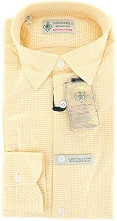 yellow slim fit dress shirt