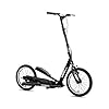 BRIZON New Model - Wingflyer16- Excercise Stepper Scooter (16inch Air Tire) (Black)