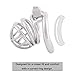 TERNENCE Stainless Steel Small Male Chastity Device Ergonomic Design Stealth Lock for Adults Solitary Extreme Confinement Cage S050 (1.97 inch / 50mm)