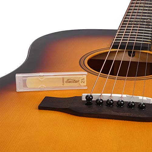 image for Eastar 10 Pack Bb Clarinet Reeds 2.5 ERD-CL2.5F, Traditional B Flat Cl