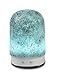 AA Aqua Aroma Essential Oil Diffuser Aromatherapy Humidifier 120ml crackle mosaic glass Housing 14-Color LED Light Mute Automatic Light changing Aromatherapy machine humidifier