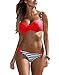 Bong Buy Women Push Up Halter Two Piece Padded Bikini Swimsuits Bandeau Bathing Suits