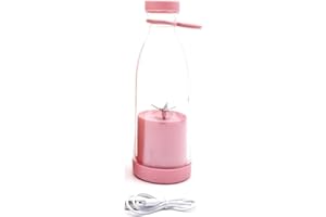 Wooswen Personal Electric USB Mini Blender for Smoothies and Juices, Portable Rechargeable Juicer Mixer Machine B