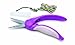 Westcott Titanium Ultra Smooth Spring Assist Scissors with Lanyard, 6-Inch, Violet