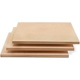 Baltic Birch Plywood 12 x 12 x 1/2 Inch - 12 mm Craft Wood, Pack of 2 B/BB Grade, Stronger Than Basswood Sheets/Balsa Wood, Perfect for Laser, CNC Cutting, Shelf Boards 12 inch Wide, by Woodpeckers