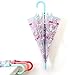 HAOCOO Unicorn Clear Umbrella, Bubble Transparent Fashion Dome Auto Open Umbrella Windproof for Outdoor Weddings (Blue)