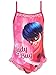 Miraculous Ladybug Girls' Lady Bug Swimsuit Pink Size 5