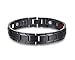 Hottime 316L Stainless Steel Elegant Magnetic Therapy Bracelet Pain Relief for Arthritis and Carpal Tunnel