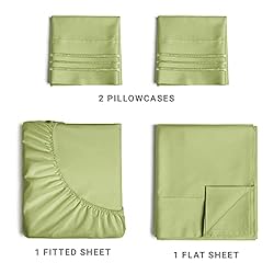 Cal King Size 4 Piece Sheet Set - Comfy Breathable