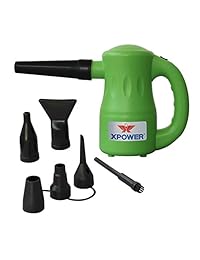 Soplador de aire eléctrico XPower A-2, multiusos, Verde
