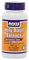 NOW Foods Holy Basil Extract , 500mg, 90 Vcaps (Pack of 3)