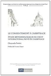Le  consentement à l'arbitrage