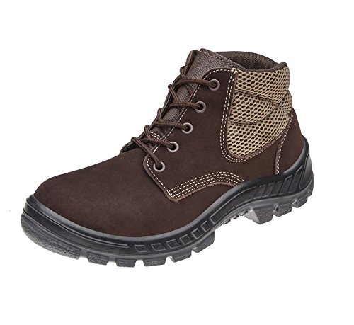 Botina de Amarrar Sola de Borracha Nubuk Marluvas 42