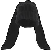 Women Men Cute Long Ears Bunny Beanie Funny Hat Knit Hats Fluffy Winter Cap Warm Knit Rabbit Crochet Skull Cap