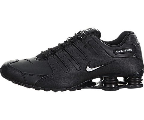 Nike Men's Shox NZ Running Shoe Black/White/Black - 10 D(M) US