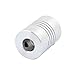 uxcell 6mm to 8mm Shaft Coupling 25mm Length 18mm Diameter Stepper Motor Coupler Aluminum Alloy Joint Connector for 3D Printer CNC Machine DIY Encoder