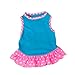 Small Dog Dress , Voberry® Fashion Pet Dog T-Shirt Dress Dog Cat Cute Summer Vest Skirt (S, Blue)