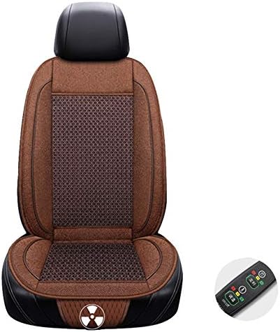 クールクッション カーシート 文房具 オフィス用品 クッション夏用 ホーム キッチン 12v ユニバーサルフィット Lixiong 前面 車 マッサージ ファン シートクッション と 冷却 カーシートパッド ために トラック トラベル 3スタイル Color Brown Size A